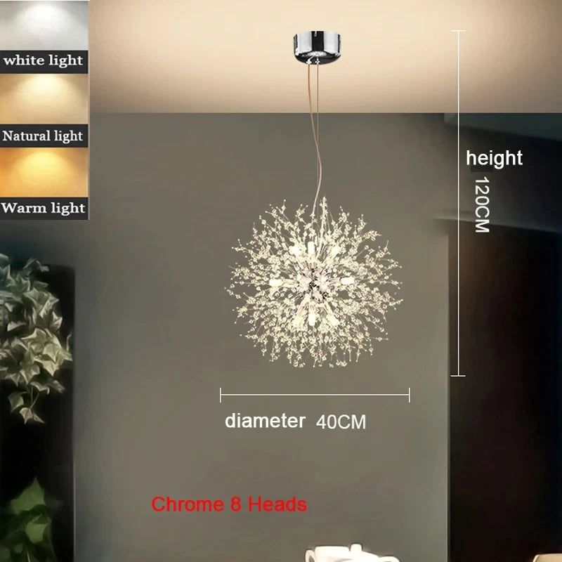 Modern Dandelion LED Pendant Light