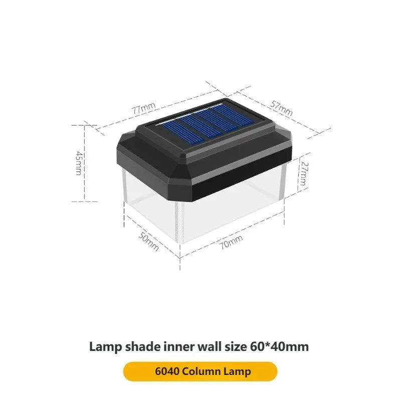 Waterproof Solar Post Cap Light