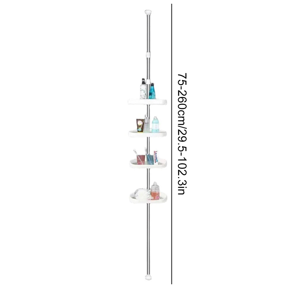 Tension Pole Corner Shower Organizer