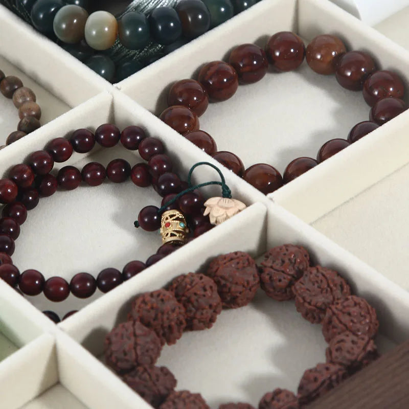 Walnut Jewellery Display Organiser Tray
