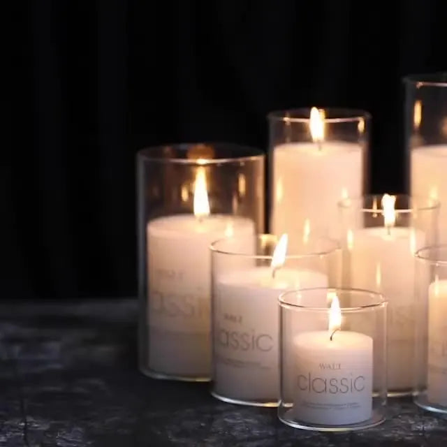 Cylinder Glass Candle Holder
