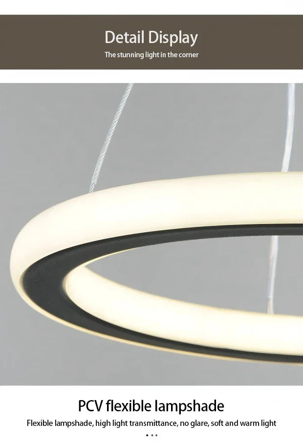 Three Colour LED Ceiling Chandelier