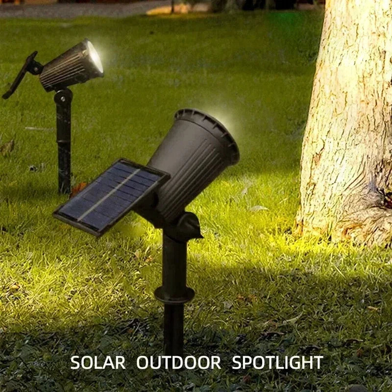 Adjustable Solar Spotlight for Garden Path