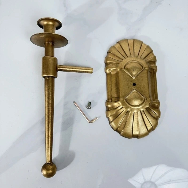 Sophisticated Wall Mount Holder European Antique Hanging Candlestick