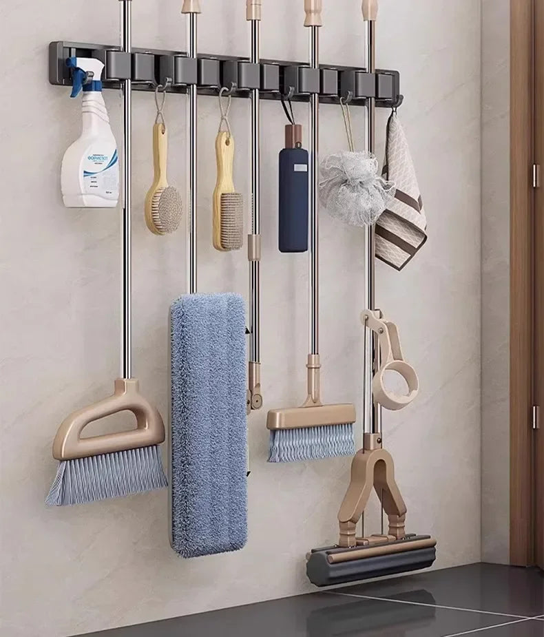 Wall Mounted Mop and Broom Holder