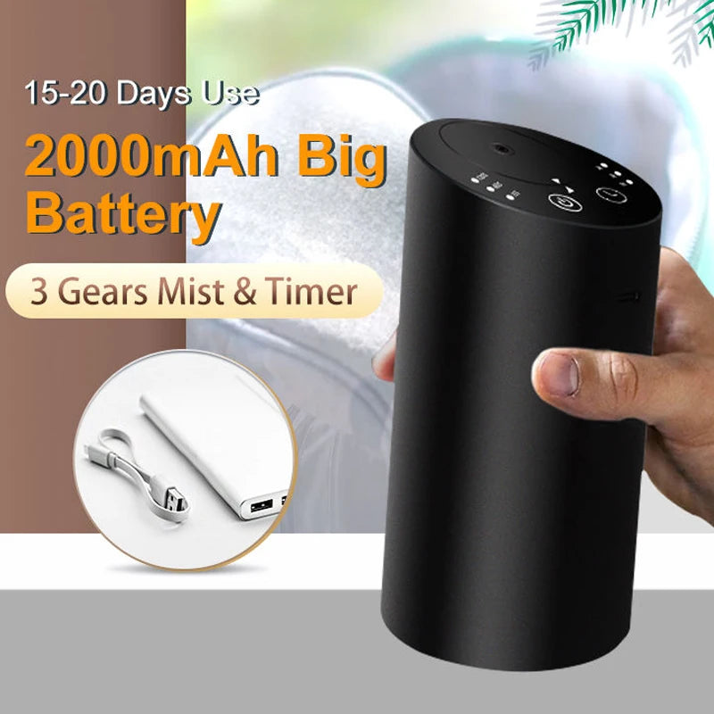 Car Aroma Diffuser Machine Portable Essential Oil Diffuser Rechargeable