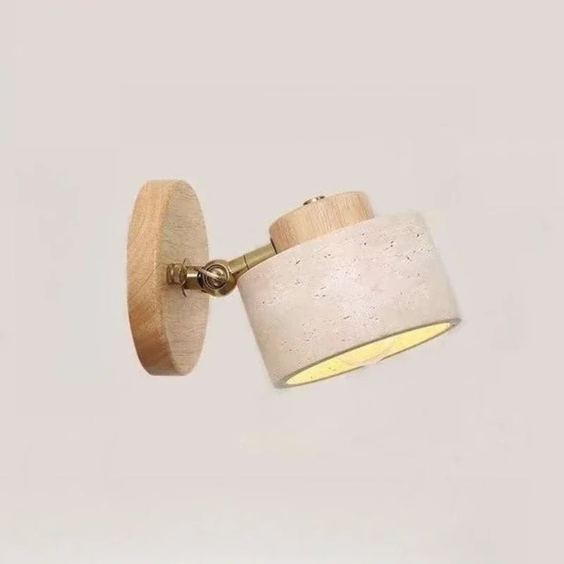 Yellow Cave Stone Wall Sconce