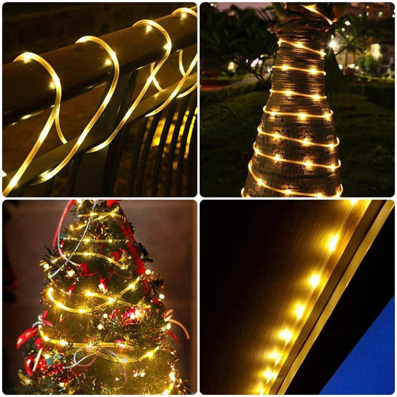 Solar Tube Rope Lights Outdoor