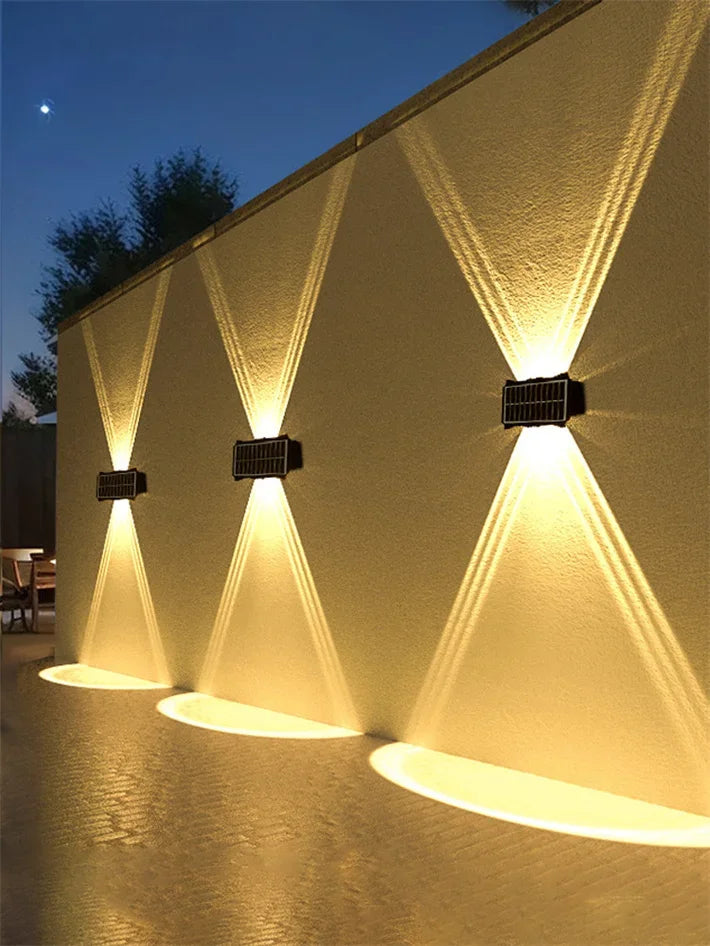 Up & Down Solar Wall Light
