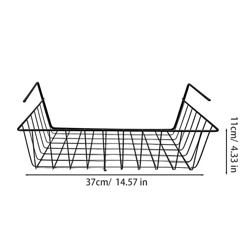 Under Shelf Hanging Wire Storage Basket