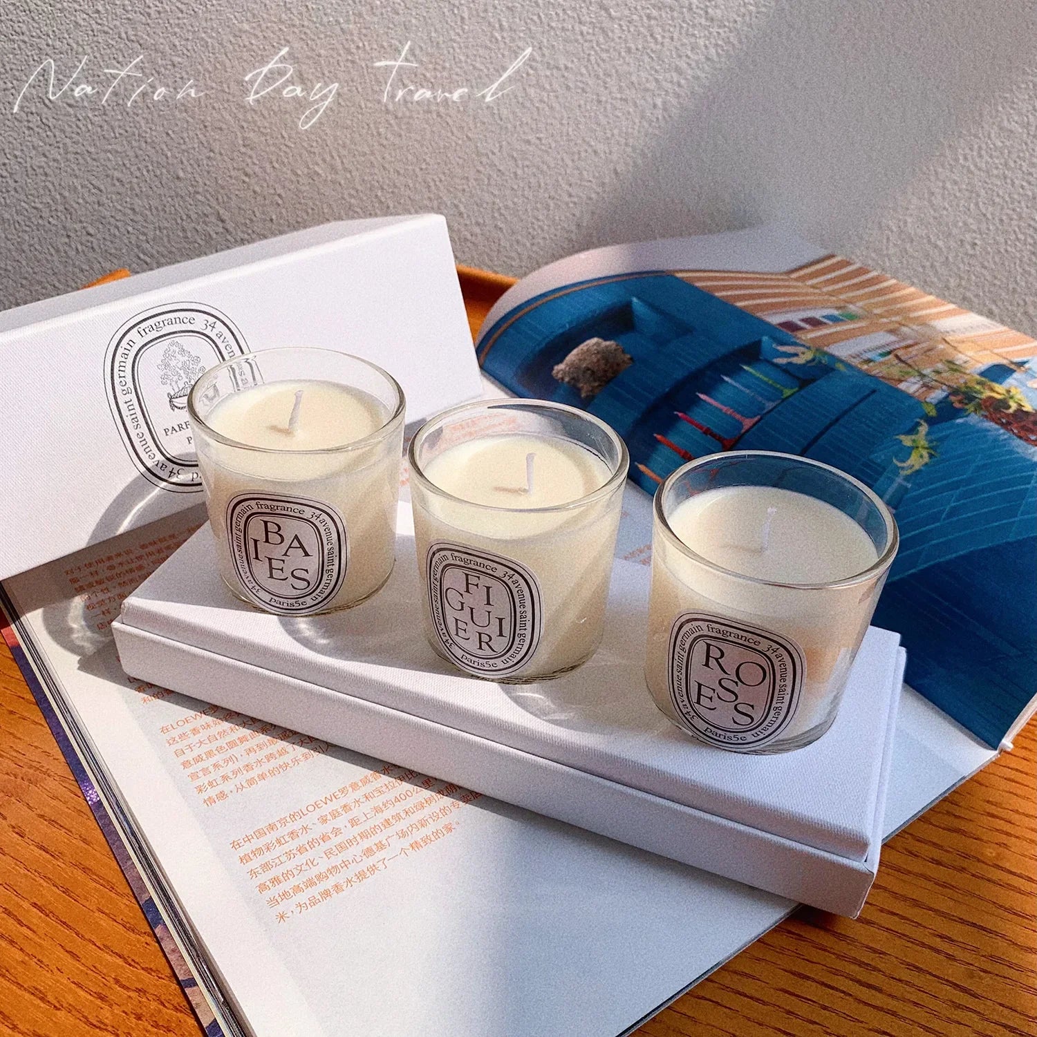 Aromatherapy Candle Natural Plant Scented Candles French Fragrance