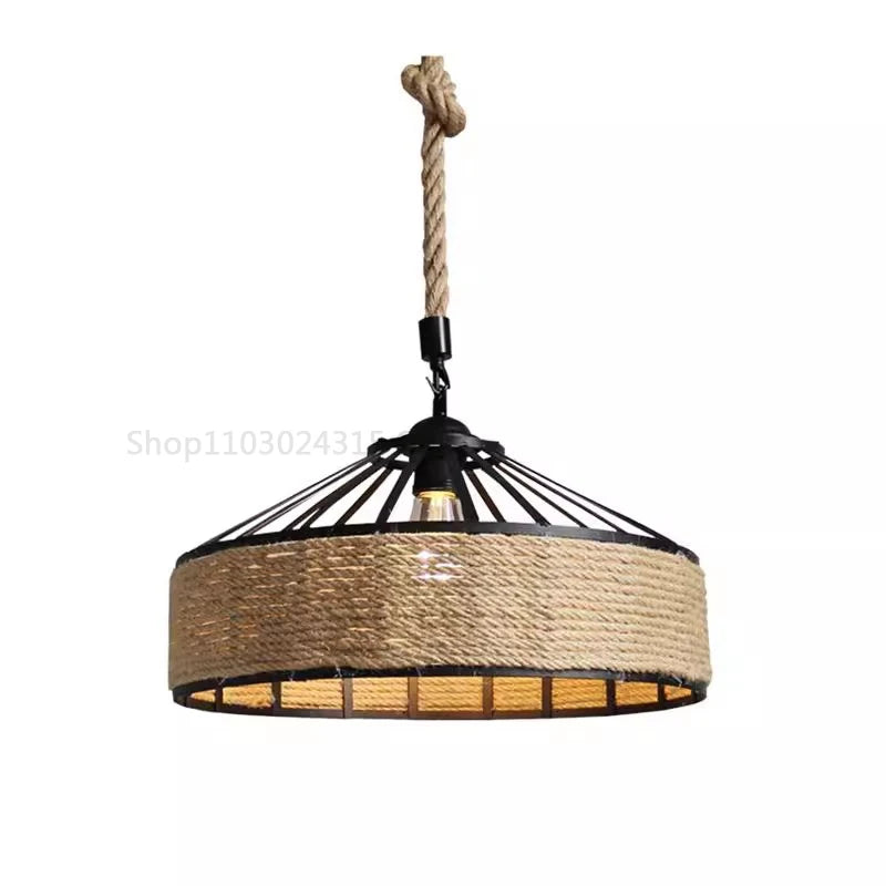 Hemp Rope Pendant Light