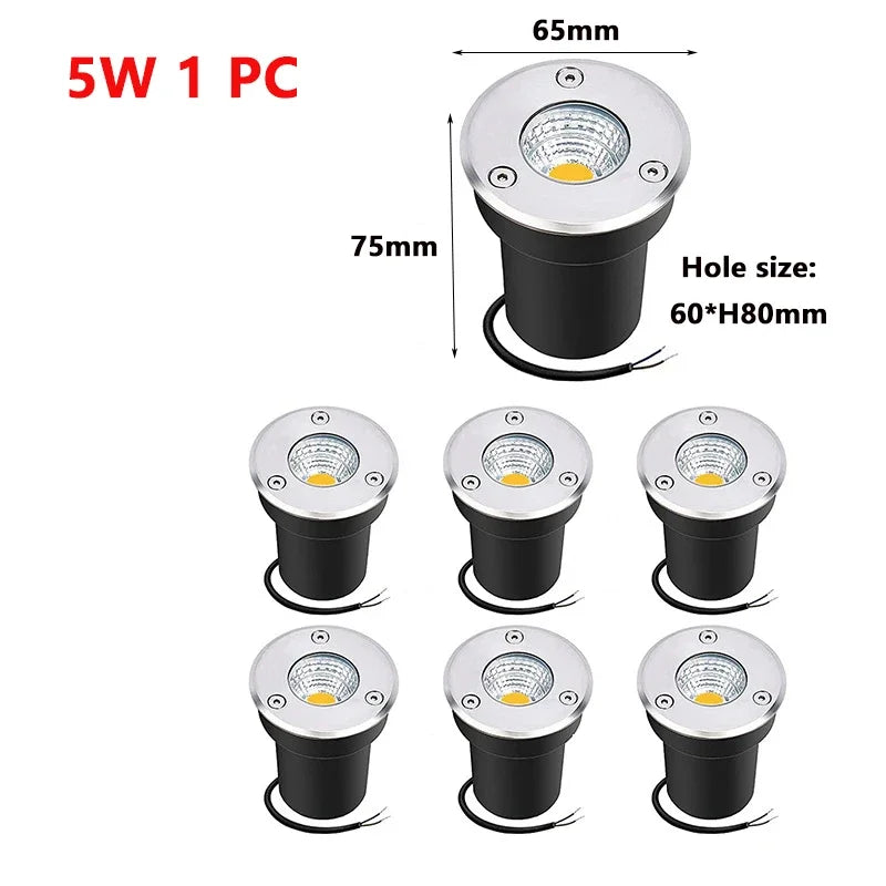 Waterproof LED In Ground Well Light