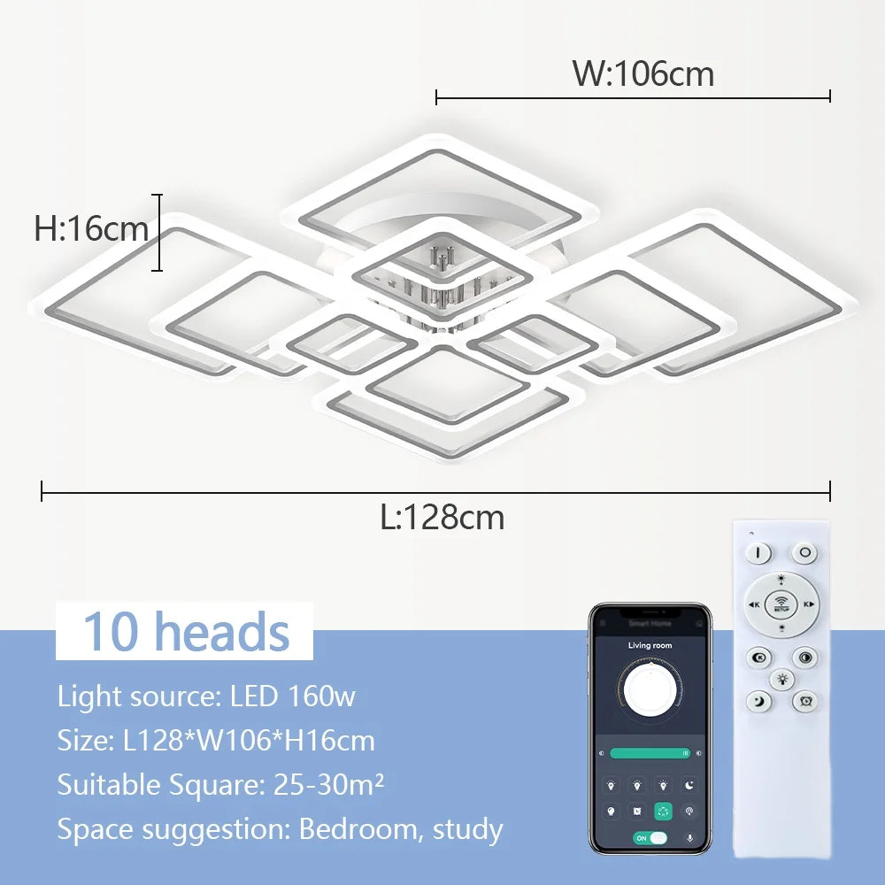 Nordic Multi Head LED Ceiling Light