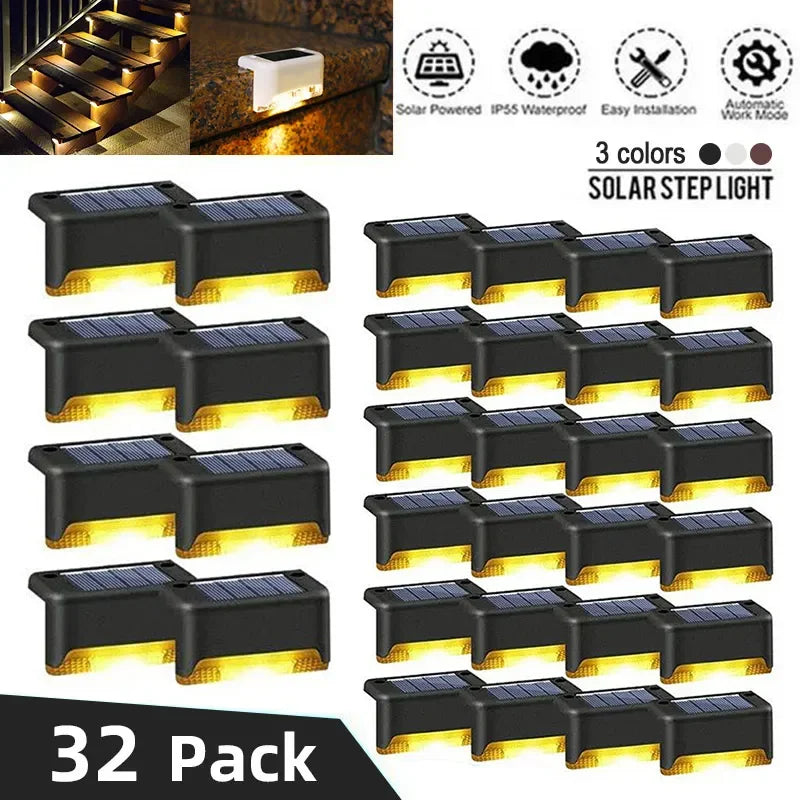 Solar Stair Step Path Light