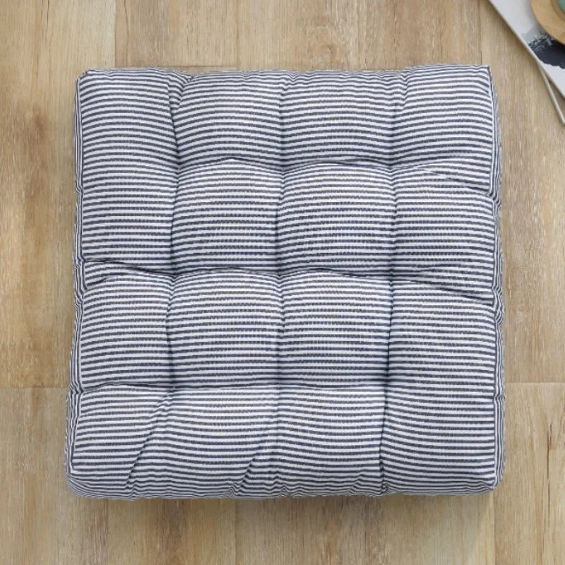 Oversized Floor Seat Pillow Cotton Linen Chair Cushions Meditation Yoga Thickened Square Windows Pad for Adults Seating Pillows