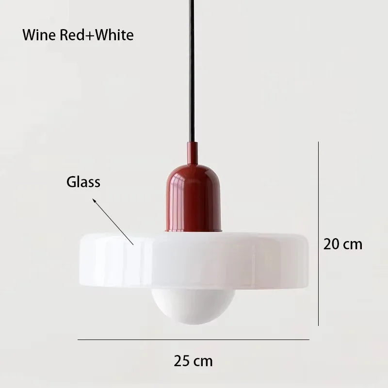 Nordic Retro Glass Pendant Light