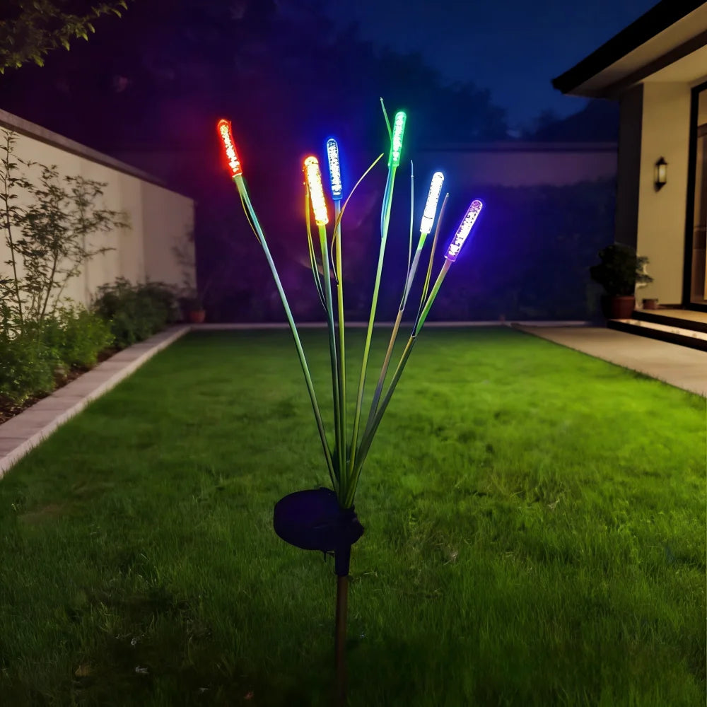 Solar Reed Bubble Stick Stake Lights Waterproof IP54 LED Garden Lights for Outdoor Patio Yard Pathway Wedding Decor