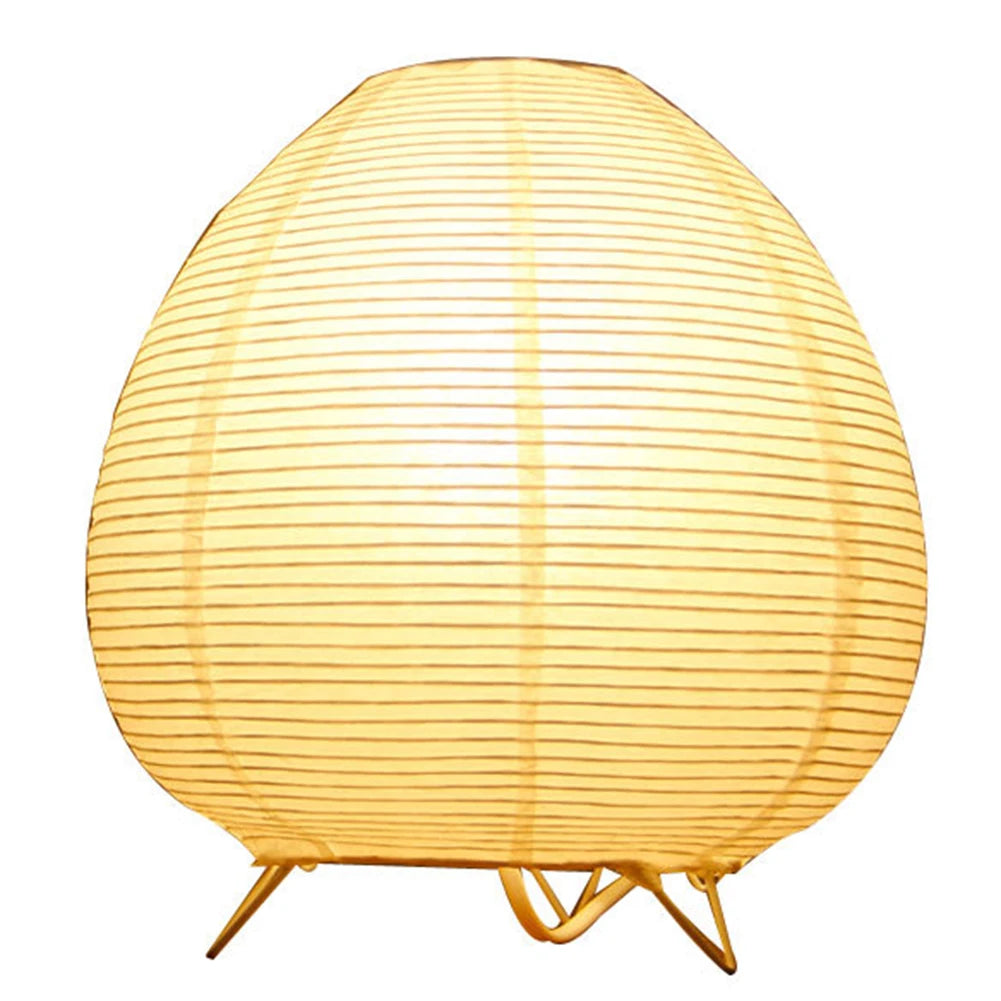 Rice Paper Bedside Lantern Lamp
