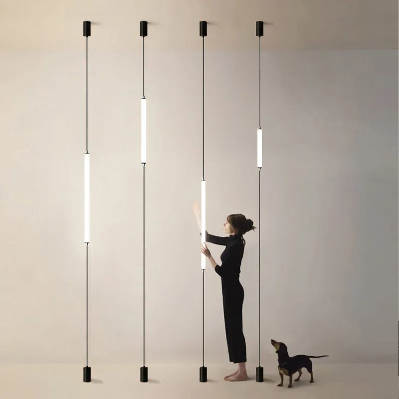 Italian Line Acrylic Floor Lamp