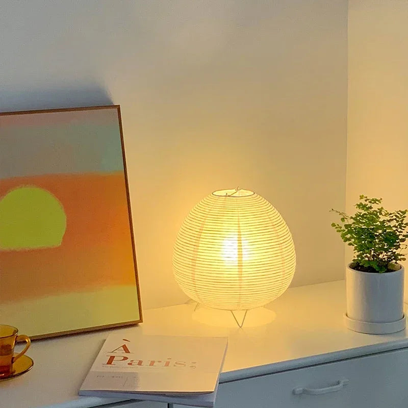 Japanese Rice Paper Lantern Lamp