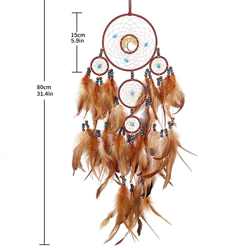 Vintage Dream Catcher Wind Chime Hanging Ornament