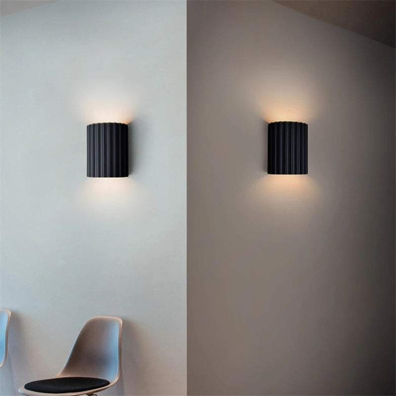 Nordic Resin Bedside Wall Lamp