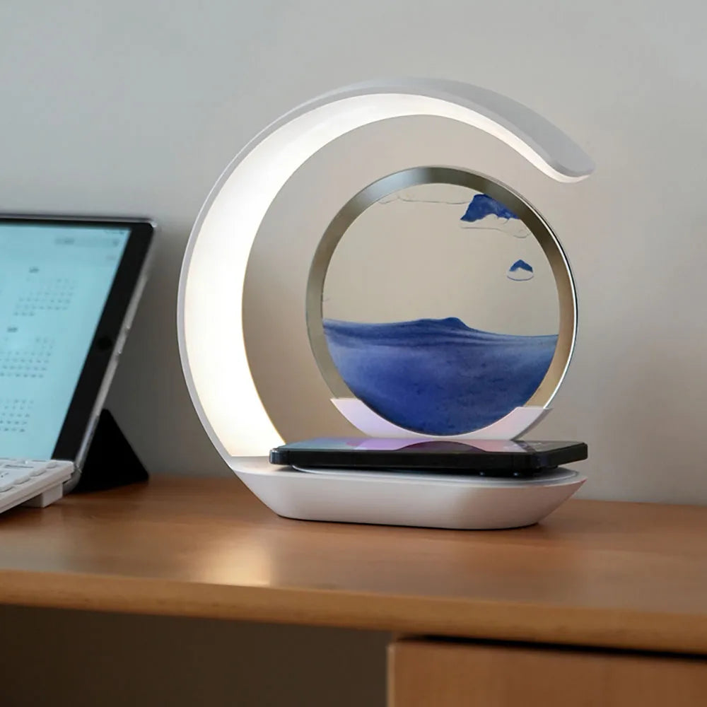 Quicksand Wireless Charging Table Lamp