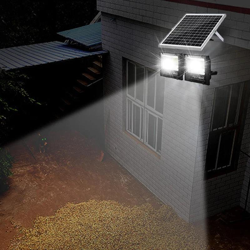 400W Solar Two-Head Flood Light