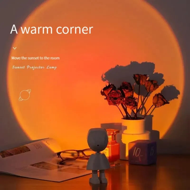 Astronaut Sunset Projector Lamp