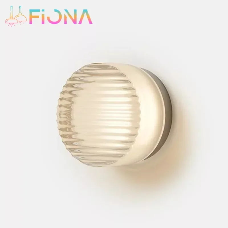 Modern Round Wall Lamp LED Acrylic Wall Light Sconce Living Room Aisel
