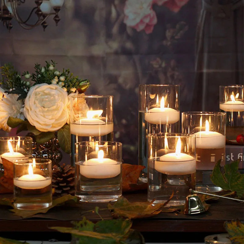Cylinder Glass Candle Holder
