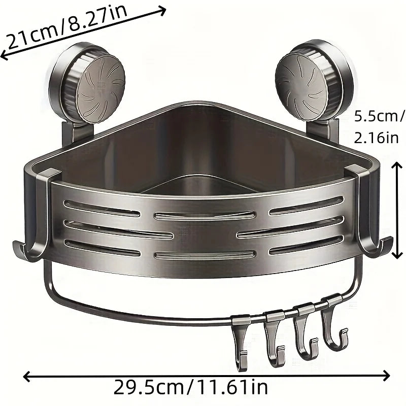 Suction Cup Corner Shower Basket