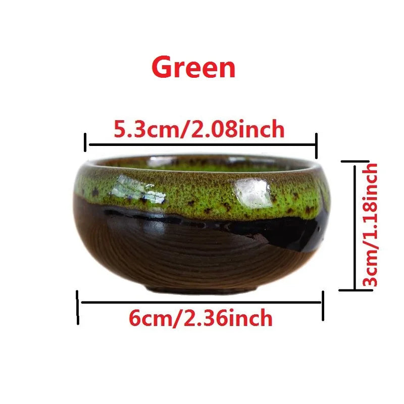 Mini Ceramic Bonsai Pots Set of 6