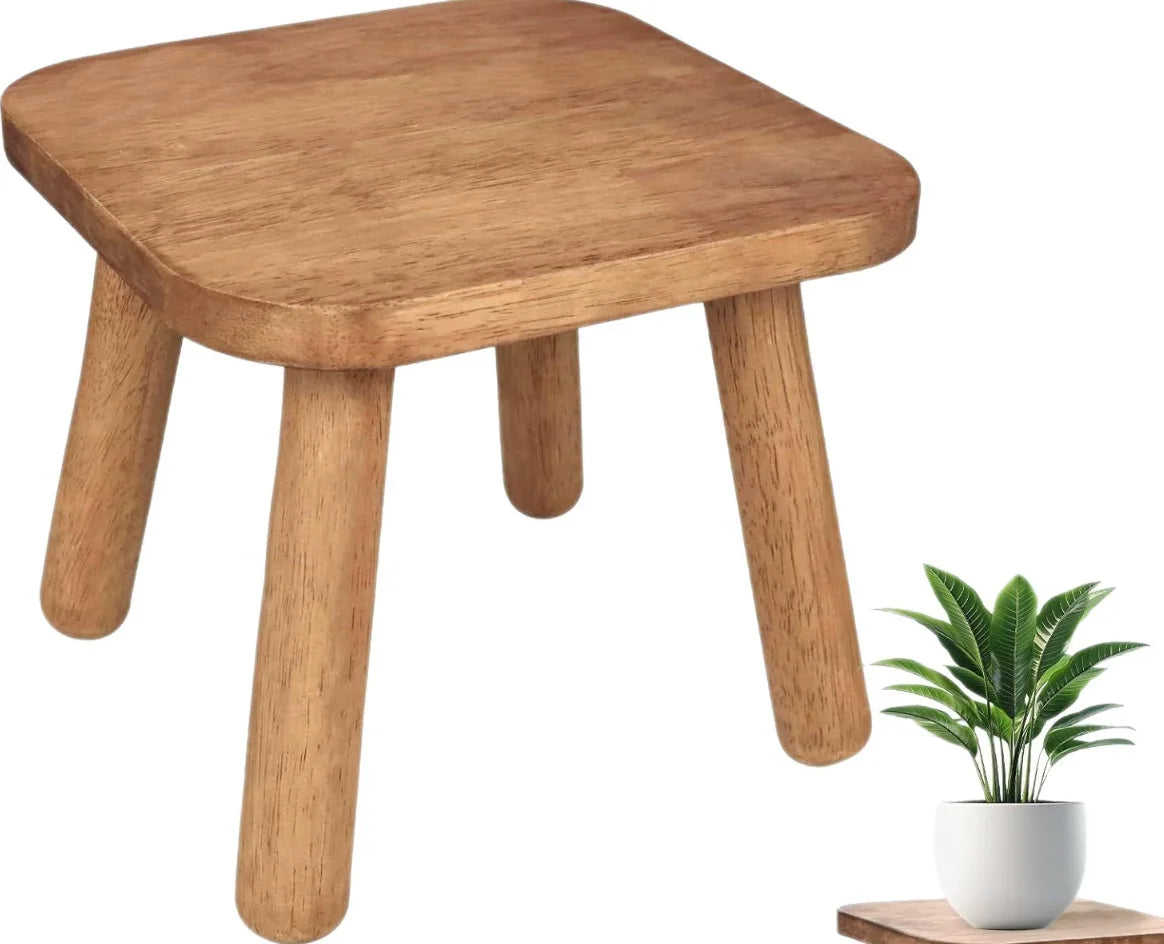 Stackable Solid Wood Stool