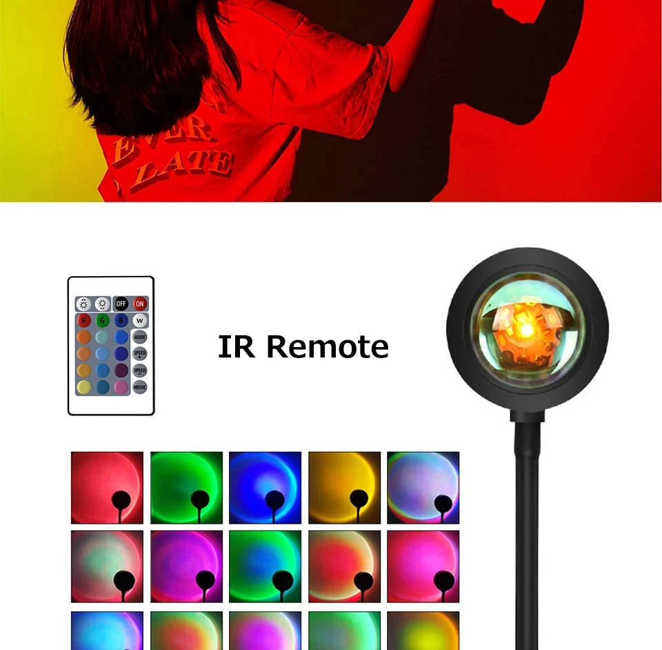 Sunset Bluetooth Rainbow Projector