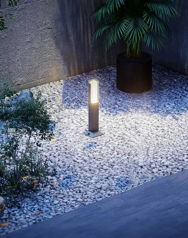 Outdoor LED Waterproof Garden Column Light Minimalist Design for