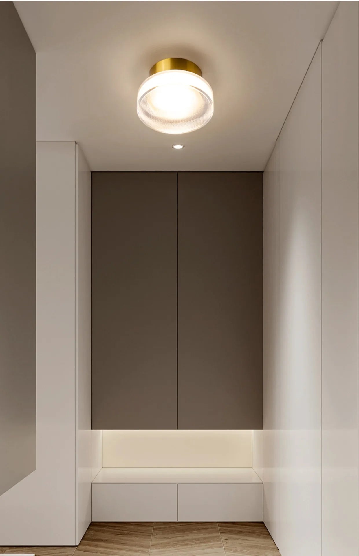 Modern Round Wall Lamp LED Acrylic Wall Light Sconce Living Room Aisel