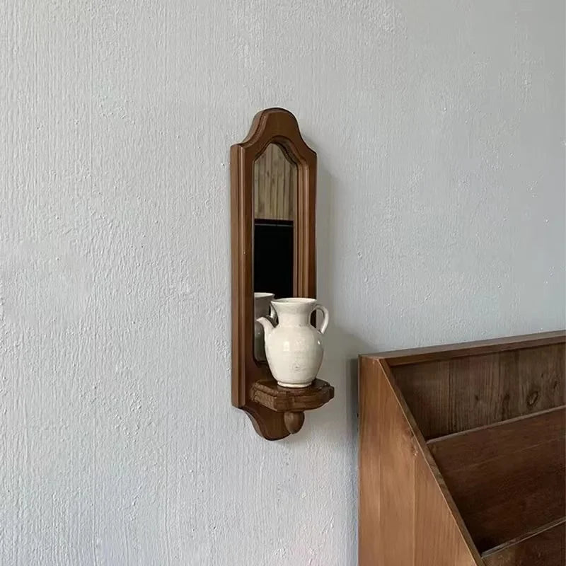 Vintage Solid Wood Wall Mirror