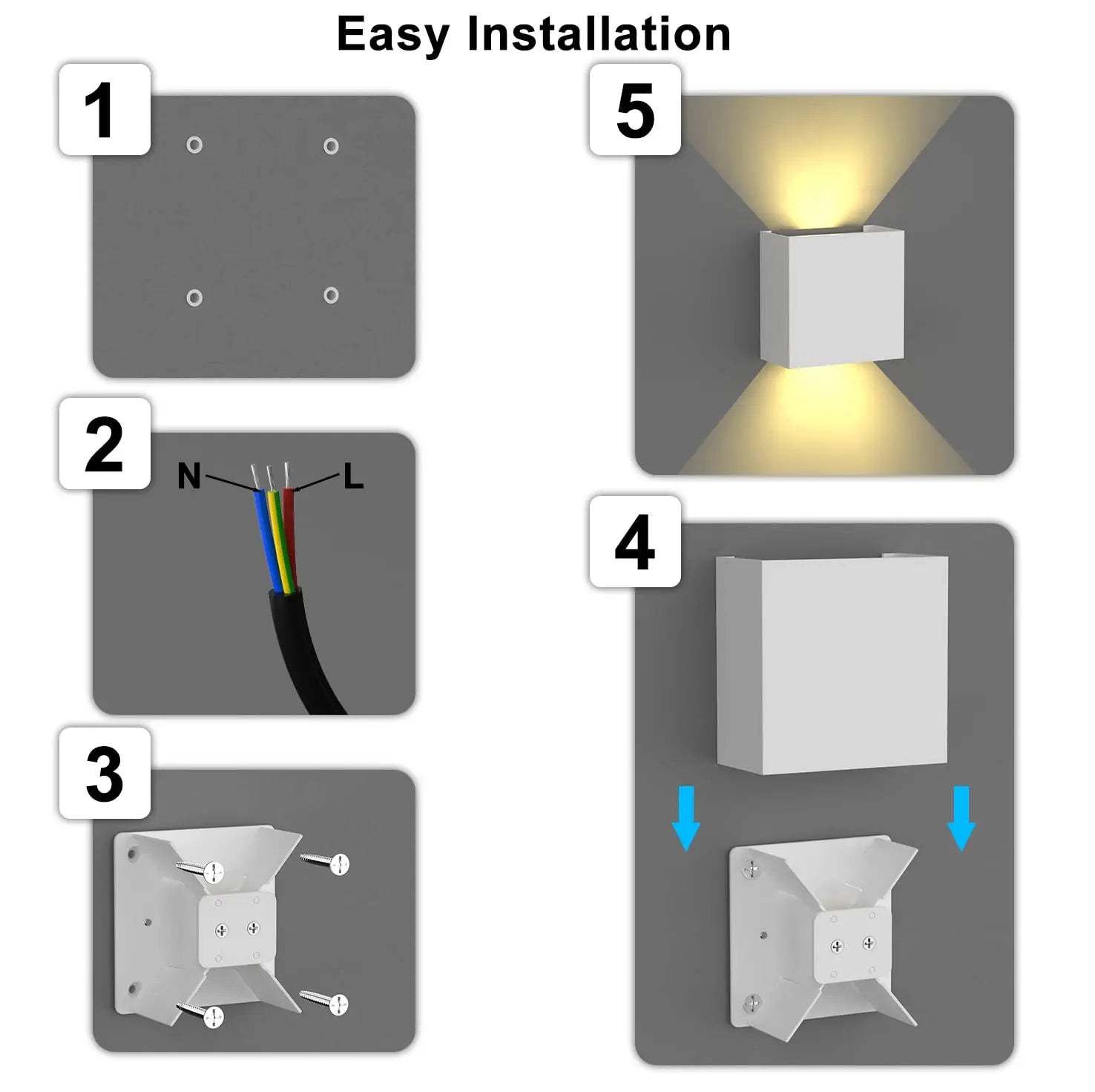 Up Down Outdoor LED Wall Sconce