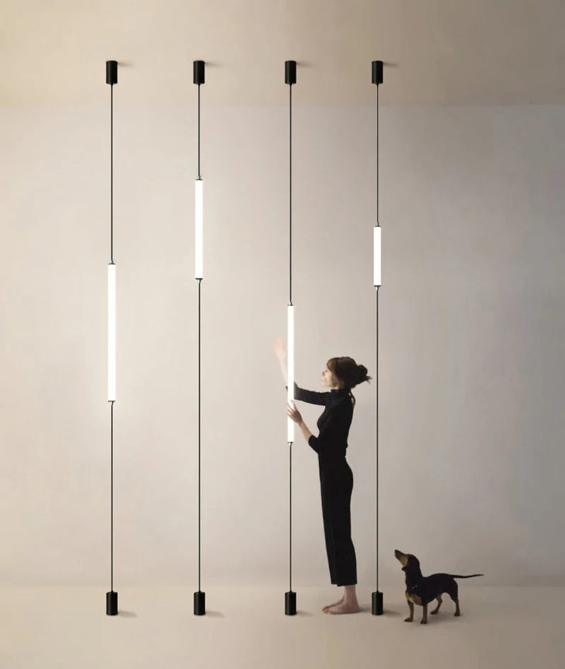 Italian Line Acrylic Floor Lamp