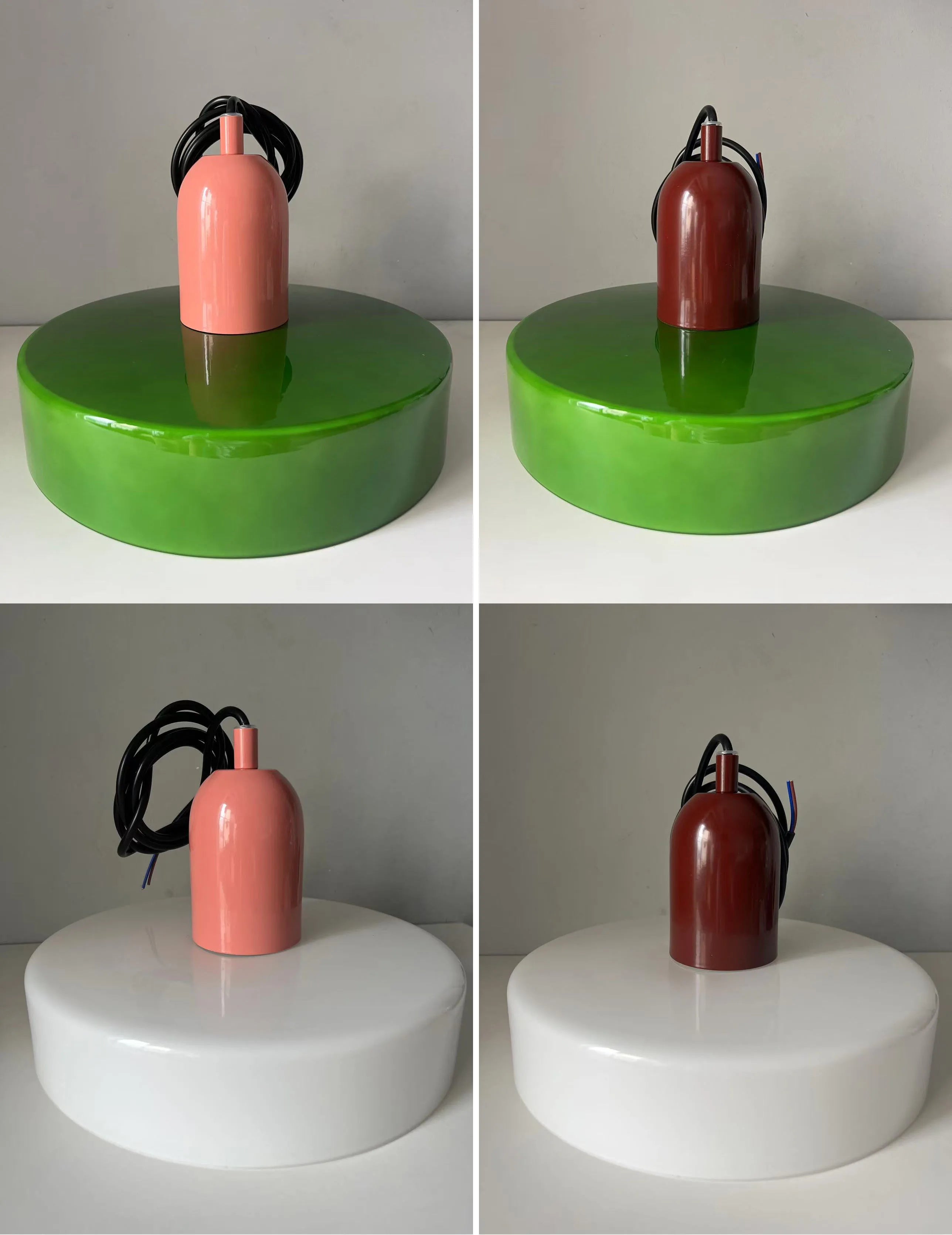 Nordic Retro Glass Pendant Light
