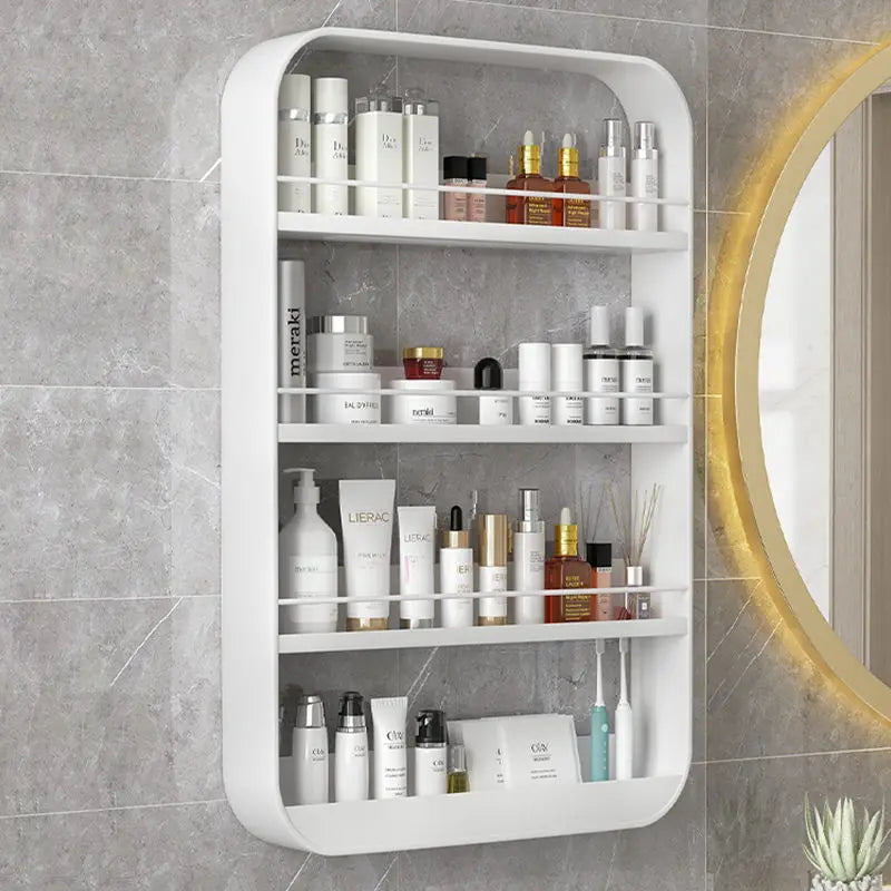 Wall Mounted Bathroom Organizer Shelf