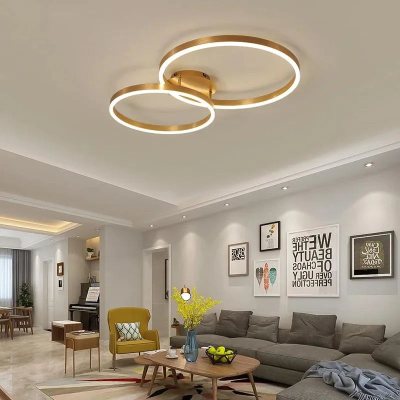 Nordic Multi Ring Circle Chandelier