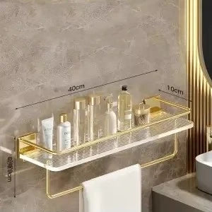 Punch-free Acrylic Bathroom Shelf