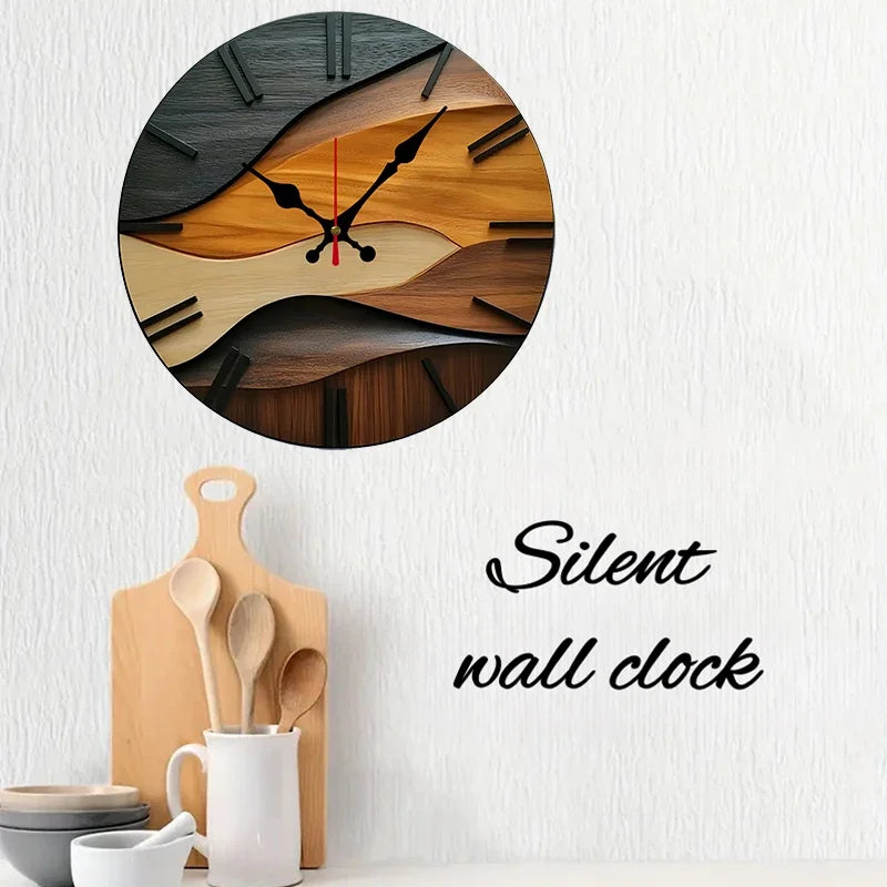 Nordic Wooden Wall Clock