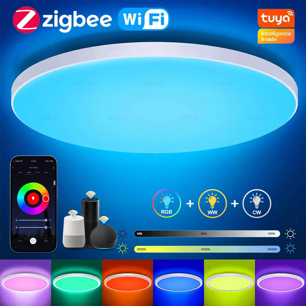 Smart Zigbee RGBCW Ceiling Light