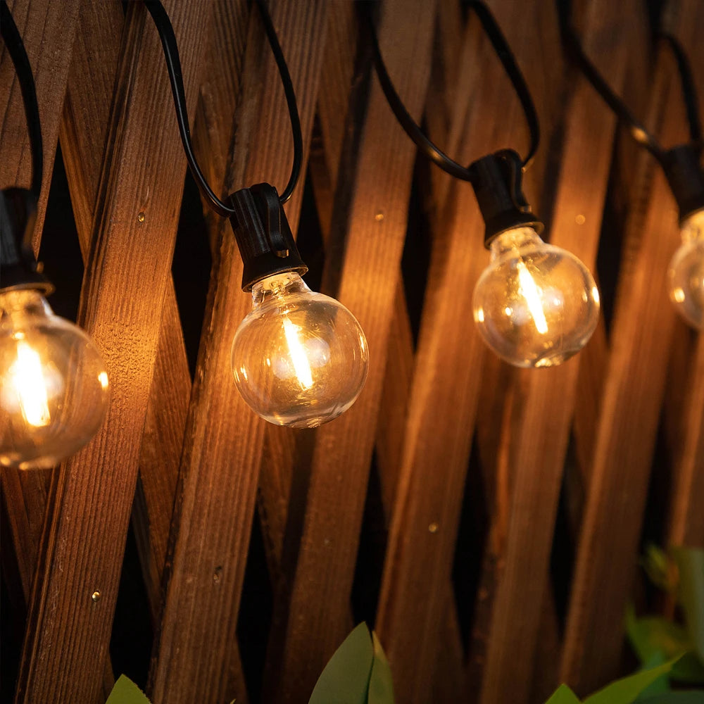 Solar G40 Globe String Lights