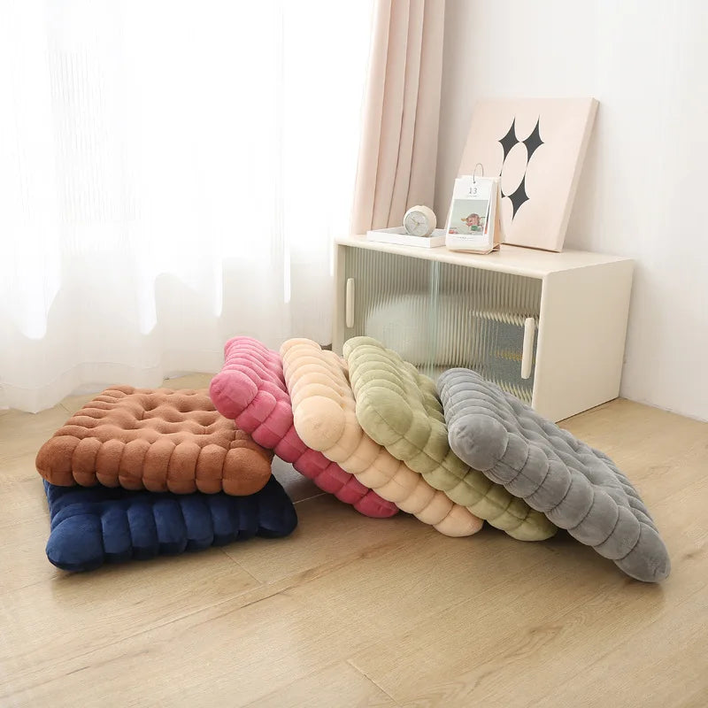 Thickened Biscuit Floor Seat Cushion