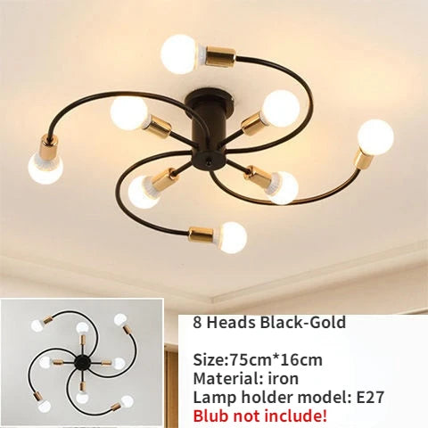 Modern Iron Ceiling Chandelier